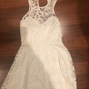 White lacey dress